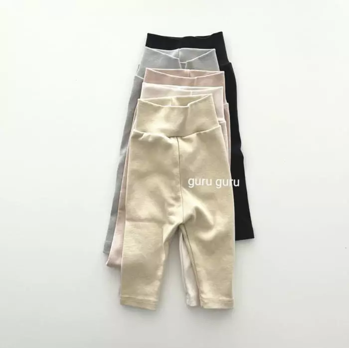 Guru Guru - Korean Baby Fashion - #babyboutiqueclothing - Creamy Leggings