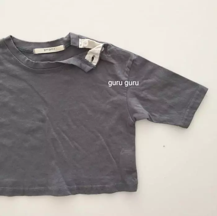 Guru Guru - Korean Baby Fashion - #babyclothing - Button Tee - 10