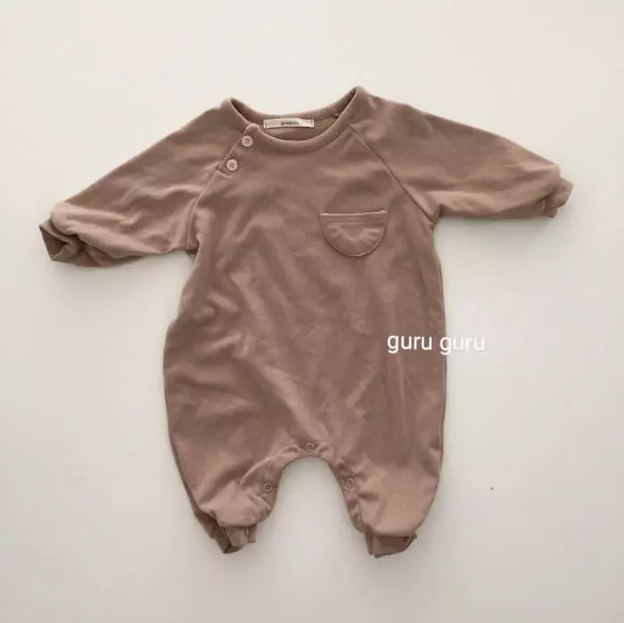 Guru Guru - Korean Baby Fashion - #babyboutiqueclothing - Half Moon Bodysuit - 4