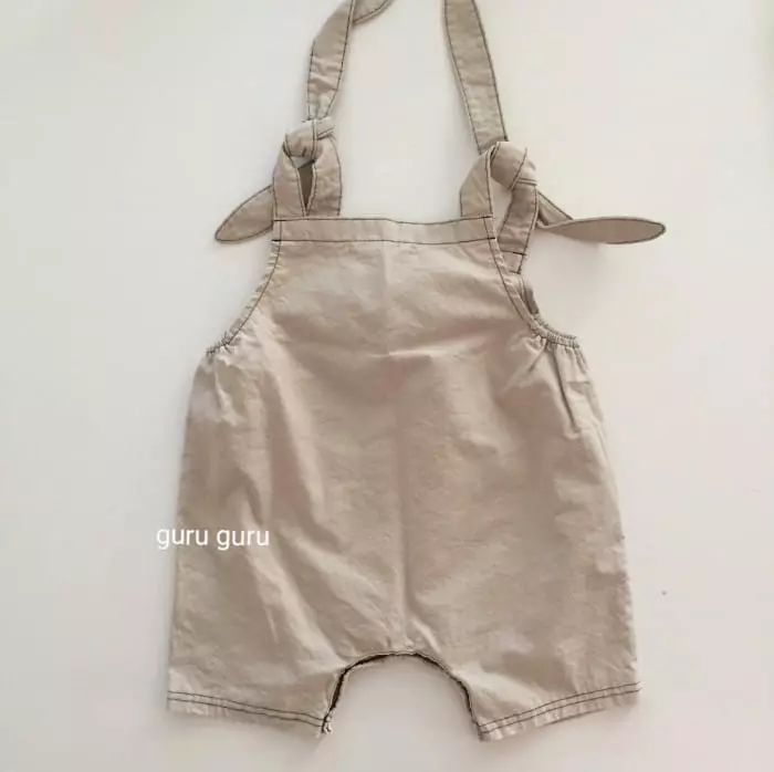 Guru Guru - Korean Baby Fashion - #babyclothing - Stitch Dungarees Pants - 3