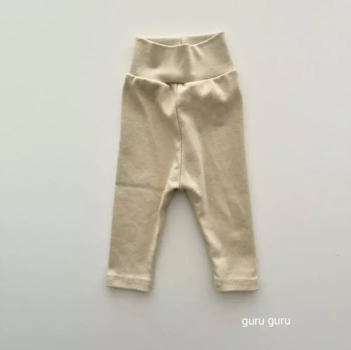 Guru Guru - Korean Baby Fashion - #babyclothing - Creamy Leggings - 2