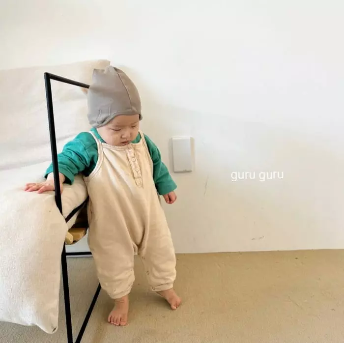 Guru Guru - Korean Baby Fashion - #babyfever - Guru Dungarees Pants - 9