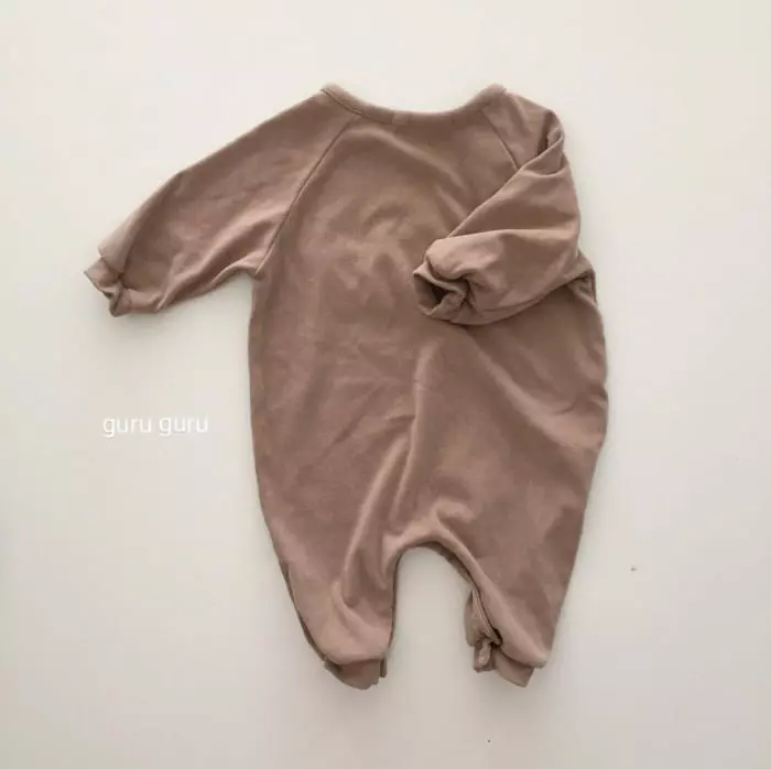 Guru Guru - Korean Baby Fashion - #babyfever - Half Moon Bodysuit - 6