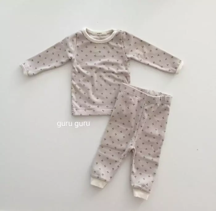 Guru Guru - Korean Baby Fashion - #babyfever - Ruru Top Bottom Set - 3
