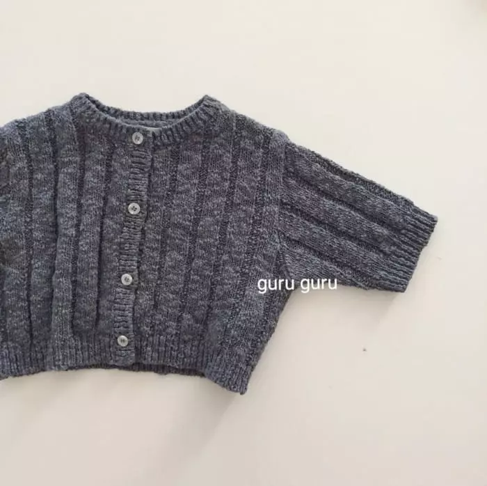 Guru Guru - Korean Baby Fashion - #babyfever - Popcorn Cardigan - 6
