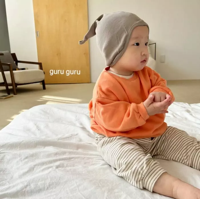 Guru Guru - Korean Baby Fashion - #babygirlfashion - Soft Sweatshirt - 12