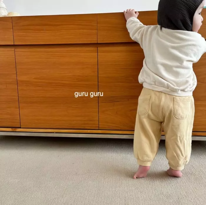 Guru Guru - Korean Baby Fashion - #babygirlfashion - Soft Terry Pants - 11