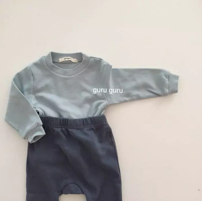 Guru Guru - Korean Baby Fashion - #babygirlfashion - Crayon Top Bottom Set - 5