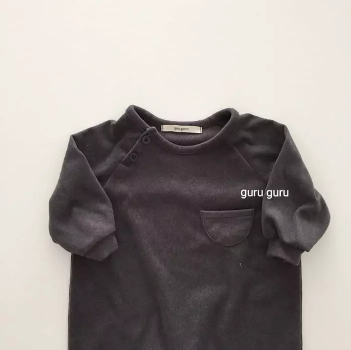 Guru Guru - Korean Baby Fashion - #babylifestyle - Half Moon Bodysuit - 8