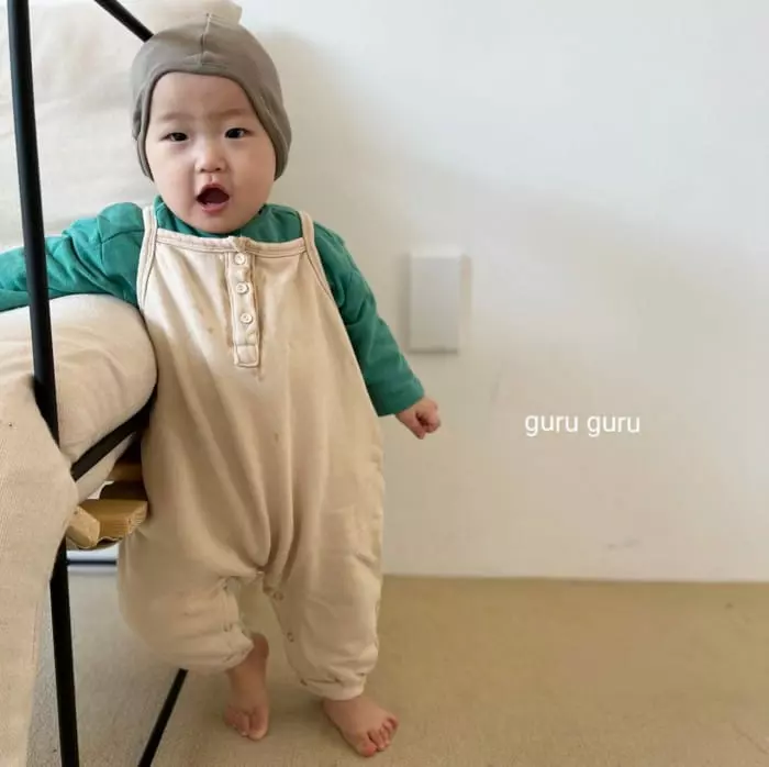Guru Guru - Korean Baby Fashion - #babyoninstagram - Guru Dungarees Pants - 12