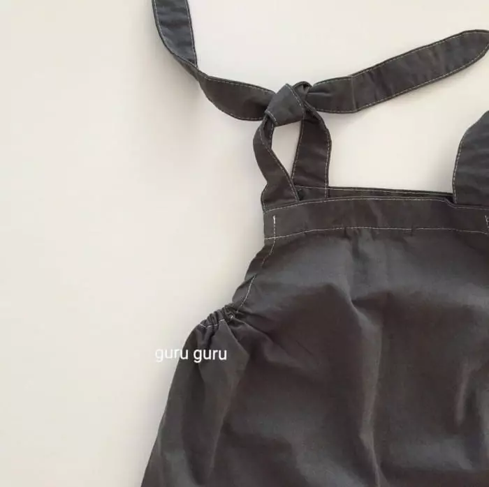 Guru Guru - Korean Baby Fashion - #babyoninstagram - Stitch Dungarees Pants - 8