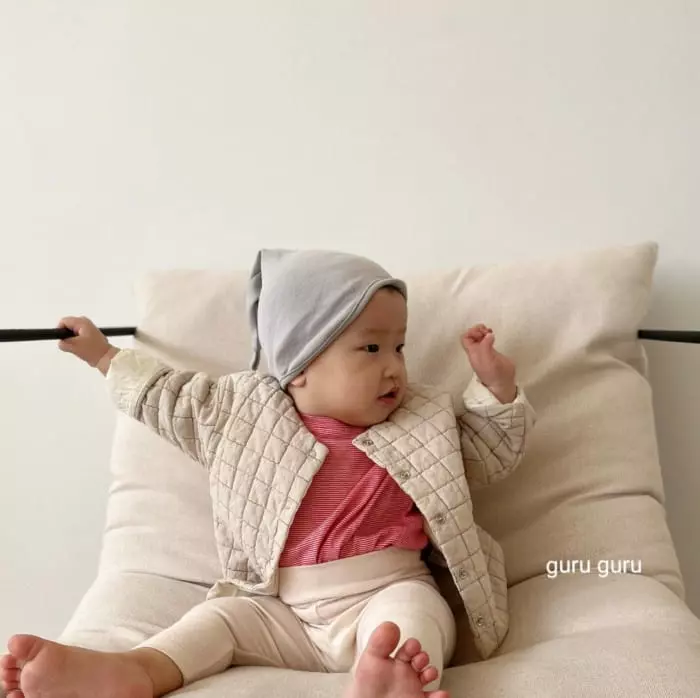 Guru Guru - Korean Baby Fashion - #babyootd - Creamy Leggings - 8