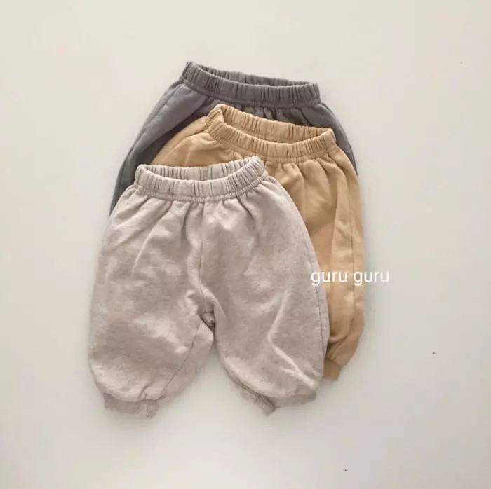 Guru Guru - Korean Baby Fashion - #babyoutfit - Soft Terry Pants