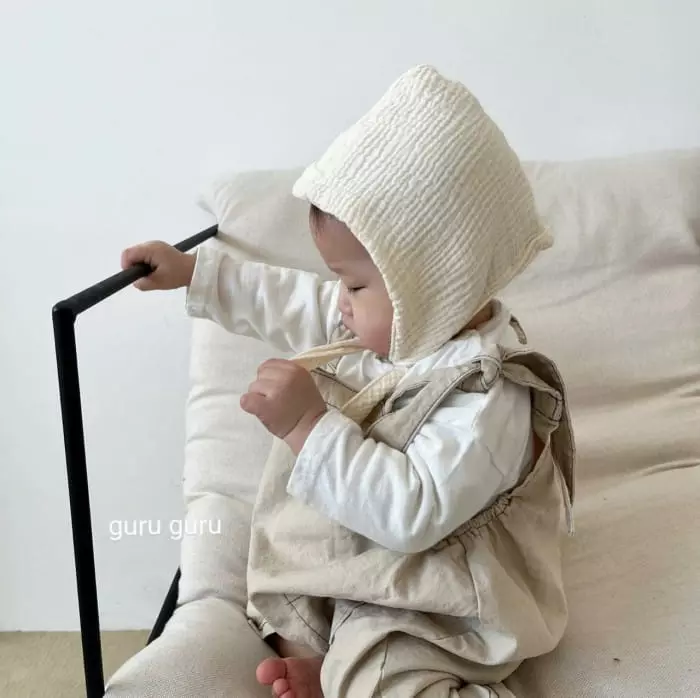 Guru Guru - Korean Baby Fashion - #babyoutfit - Stitch Dungarees Pants - 10