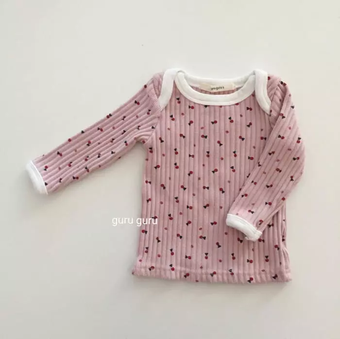 Guru Guru - Korean Baby Fashion - #babyoutfit - Bong Bong Top Bottom Set - 8