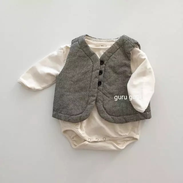 Guru Guru - Korean Baby Fashion - #babyoutfit - Soft Bodysuit - 5