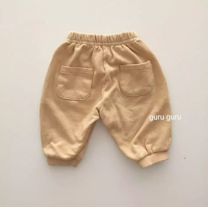 Guru Guru - Korean Baby Fashion - #onlinebabyboutique - Soft Terry Pants - 3
