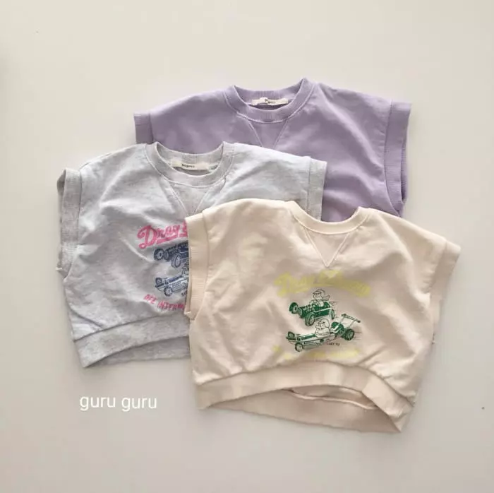 Guru Guru - Korean Baby Fashion - #onlinebabyboutique - Cart Vest