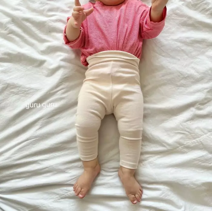 Guru Guru - Korean Baby Fashion - #onlinebabyboutique - Creamy Leggings - 12