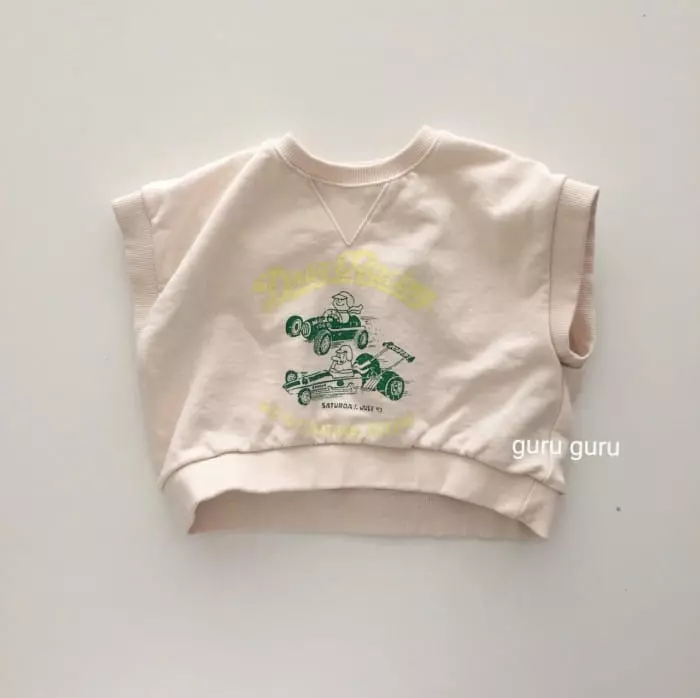 Guru Guru - Korean Baby Fashion - #onlinebabyshop - Cart Vest - 2