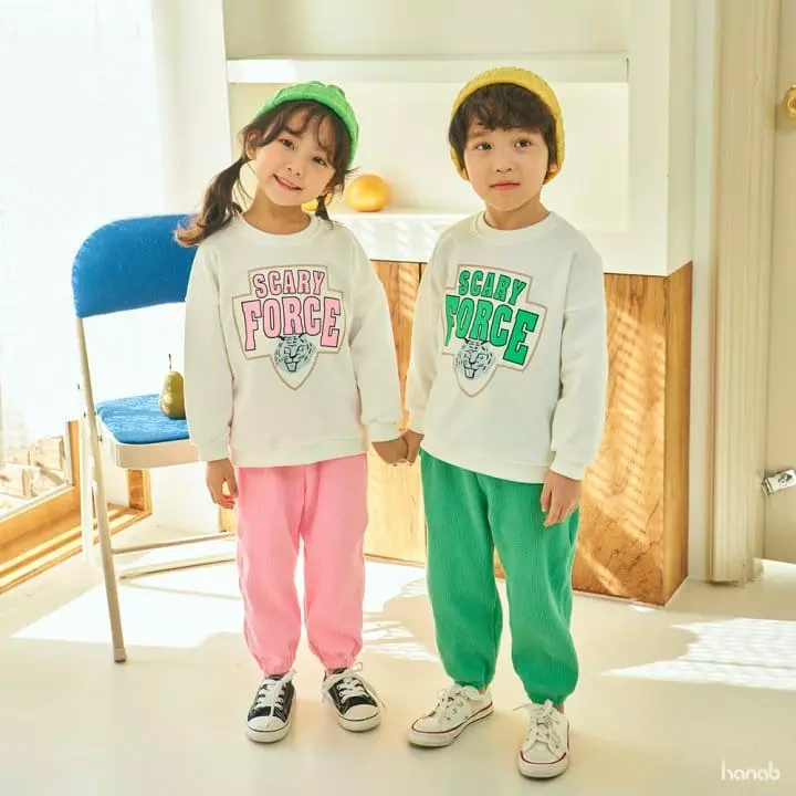 Hanab - Korean Children Fashion - #Kfashion4kids - Force Top Bottom Set - 3