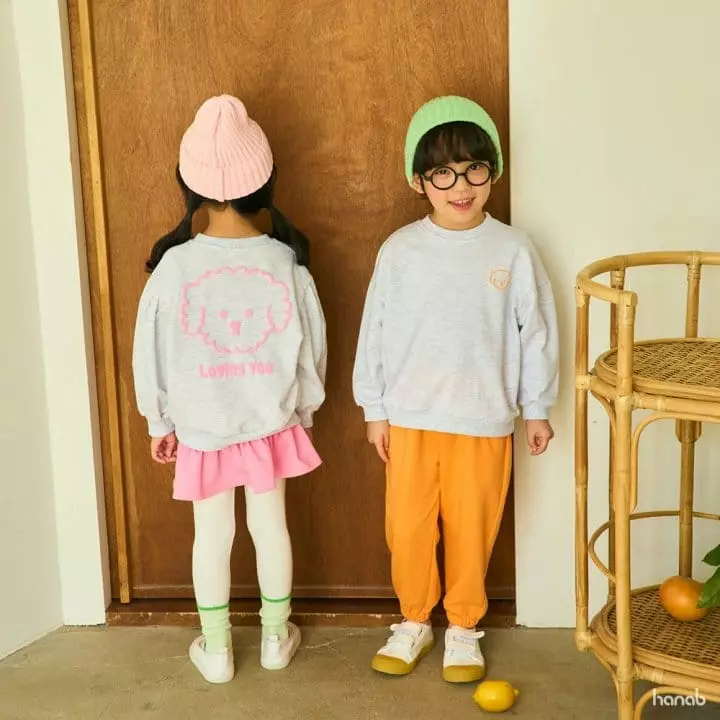 Hanab - Korean Children Fashion - #kidzfashiontrend - Bishon Top Bottom Set  - 4