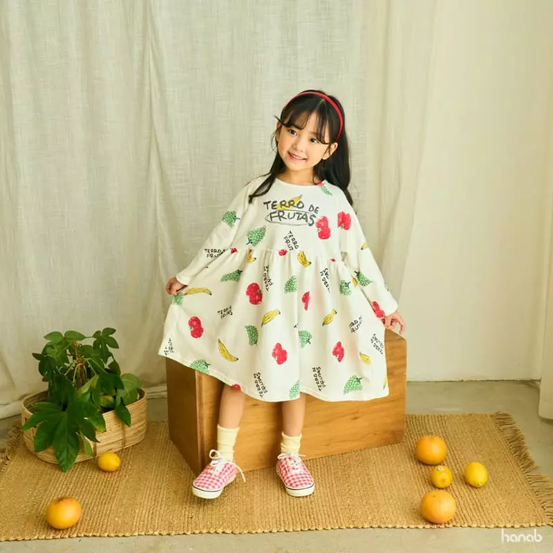 Hanab - Korean Children Fashion - #Kfashion4kids - Fruit Top Bottom Set - 10