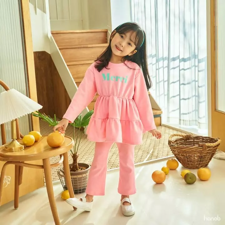 Hanab - Korean Children Fashion - #childofig - Merci Cancan Top Bottom Set - 2
