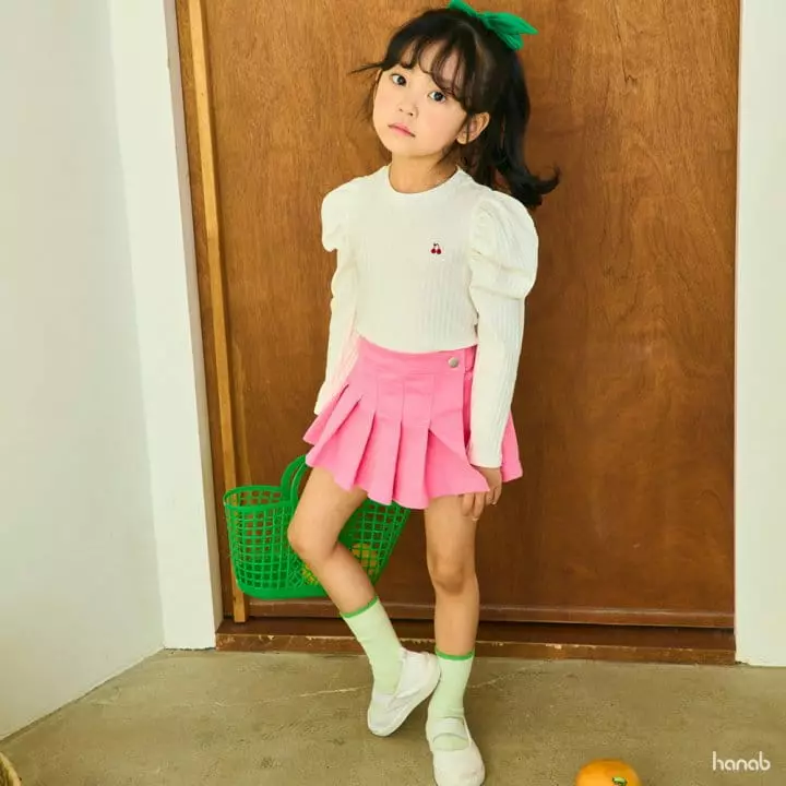 Hanab - Korean Children Fashion - #childofig - Wrinkle Skirt Pants - 5