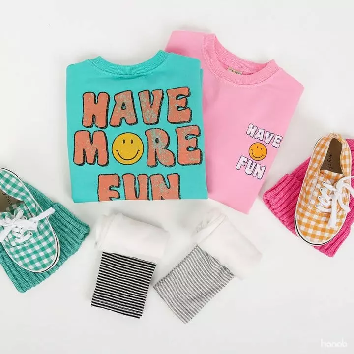 Hanab - Korean Children Fashion - #childofig - Have Fun Top Bottom Set - 3