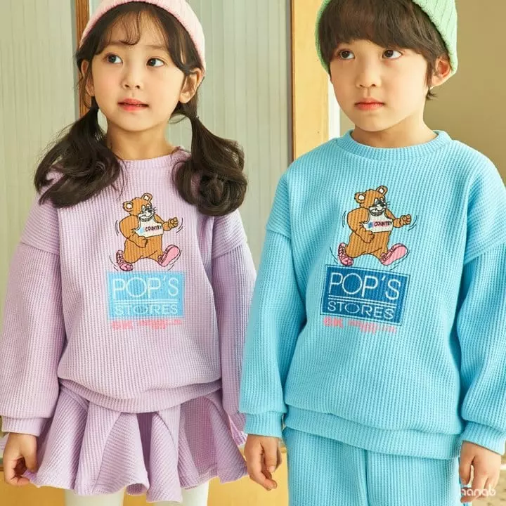 Hanab - Korean Children Fashion - #childrensboutique - Pops Top Bottom Set