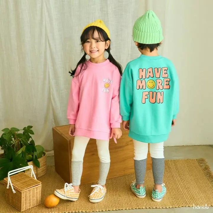 Hanab - Korean Children Fashion - #childofig - Have Fun Top Bottom Set - 4