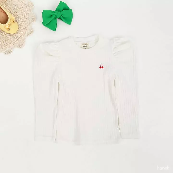 Hanab - Korean Children Fashion - #discoveringself - Cherry Puff Tee