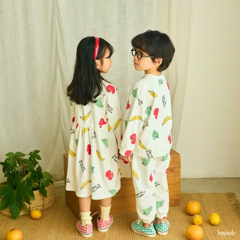 Hanab - Korean Children Fashion - #fashionkids - Fruit Top Bottom Set - 6