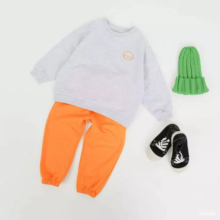 Hanab - Korean Children Fashion - #kidsstore - Bishon Top Bottom Set  - 2