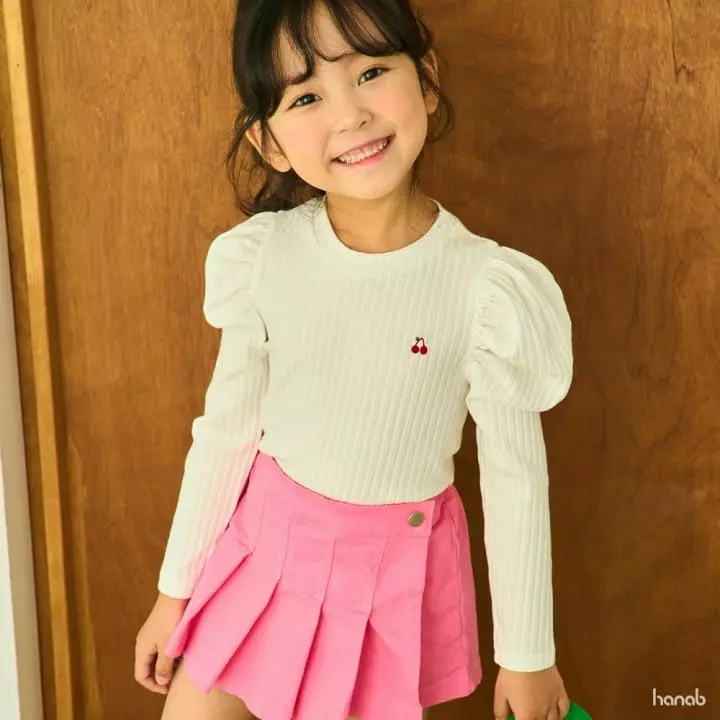 Hanab - Korean Children Fashion - #kidzfashiontrend - Cherry Puff Tee - 5
