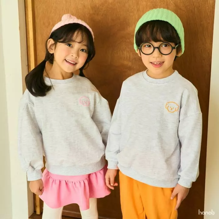 Hanab - Korean Children Fashion - #littlefashionista - Bishon Top Bottom Set  - 5