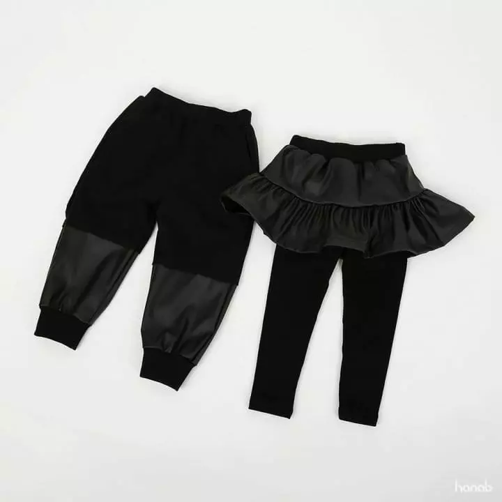 Hanab - Korean Children Fashion - #minifashionista - Bear Black Top Bottom Set - 5