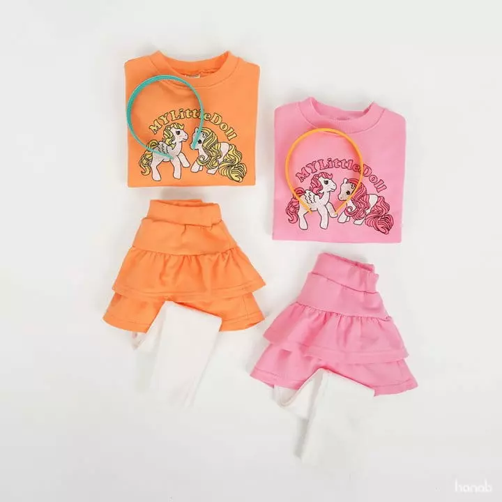 Hanab - Korean Children Fashion - #minifashionista - Unicorn Top Bottom Set - 4
