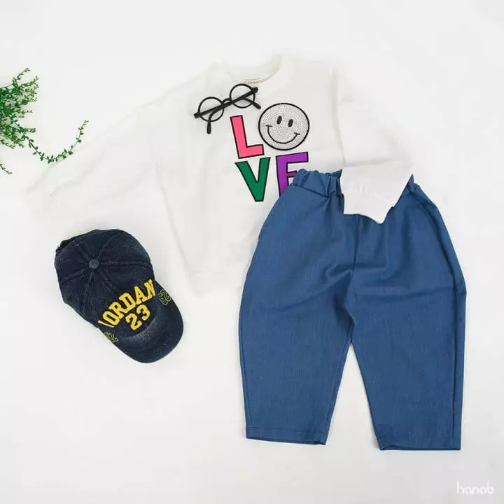 Hanab - Korean Children Fashion - #prettylittlegirls - Spang Top Bottom Set - 2