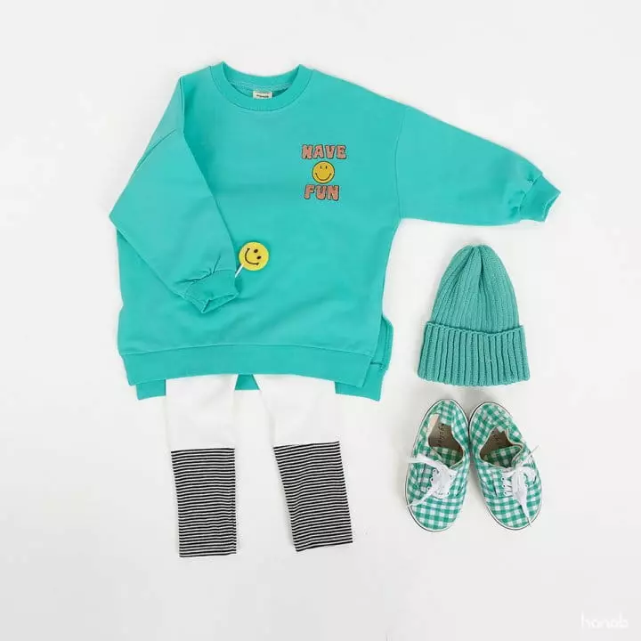 Hanab - Korean Children Fashion - #prettylittlegirls - Have Fun Top Bottom Set