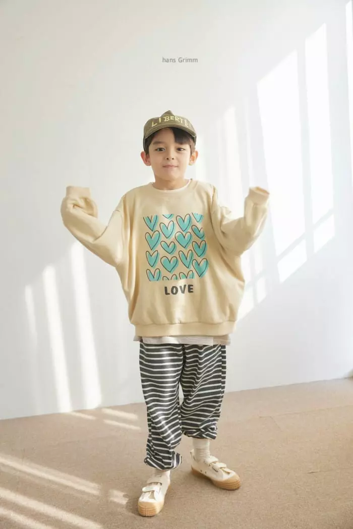 Hans Grimm - Korean Children Fashion - #Kfashion4kids - Heart Sweatshirt - 5
