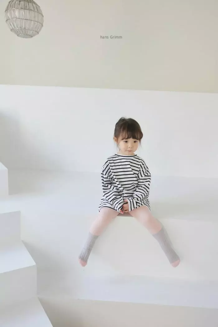 Hans Grimm - Korean Children Fashion - #childofig - Stripes Tee - 5