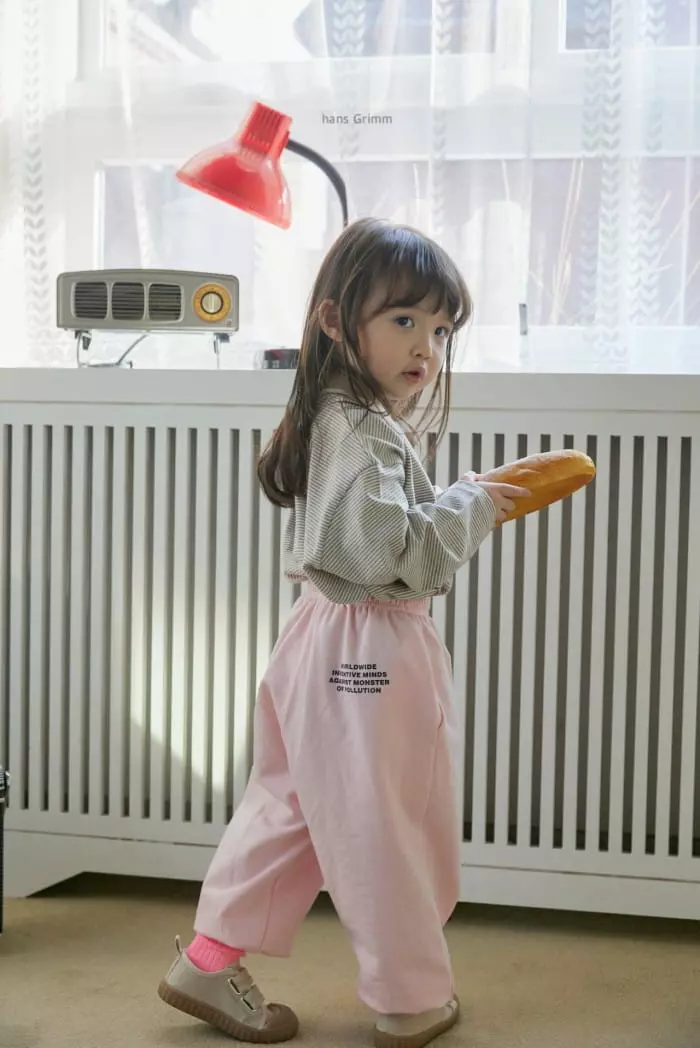 Hans Grimm - Korean Children Fashion - #stylishchildhood - Pin Stripes Tee - 4