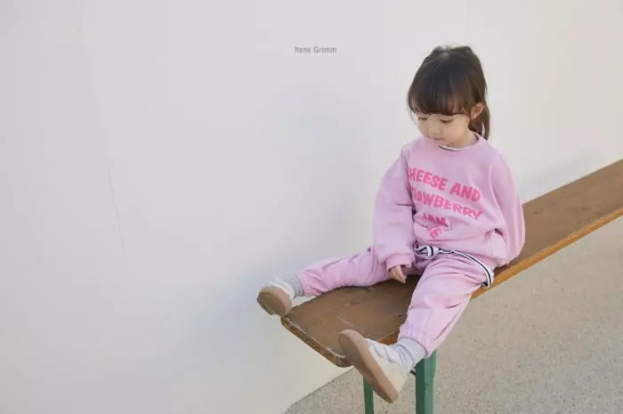 Hans Grimm - Korean Children Fashion - #childofig - Cheese Top Bottom Set - 3