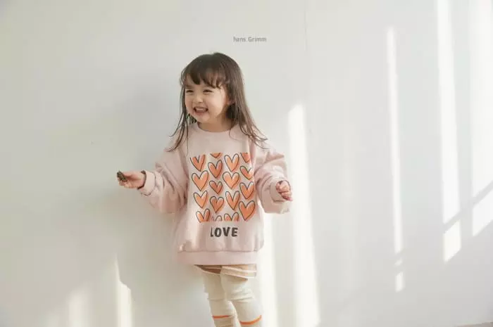 Hans Grimm - Korean Children Fashion - #childofig - Heart Sweatshirt - 11