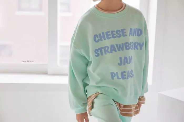 Hans Grimm - Korean Children Fashion - #childofig - Cheese Top Bottom Set - 4