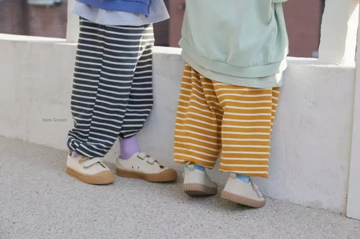 Hans Grimm - Korean Children Fashion - #discoveringself - Stripes Jogger Pants - 11