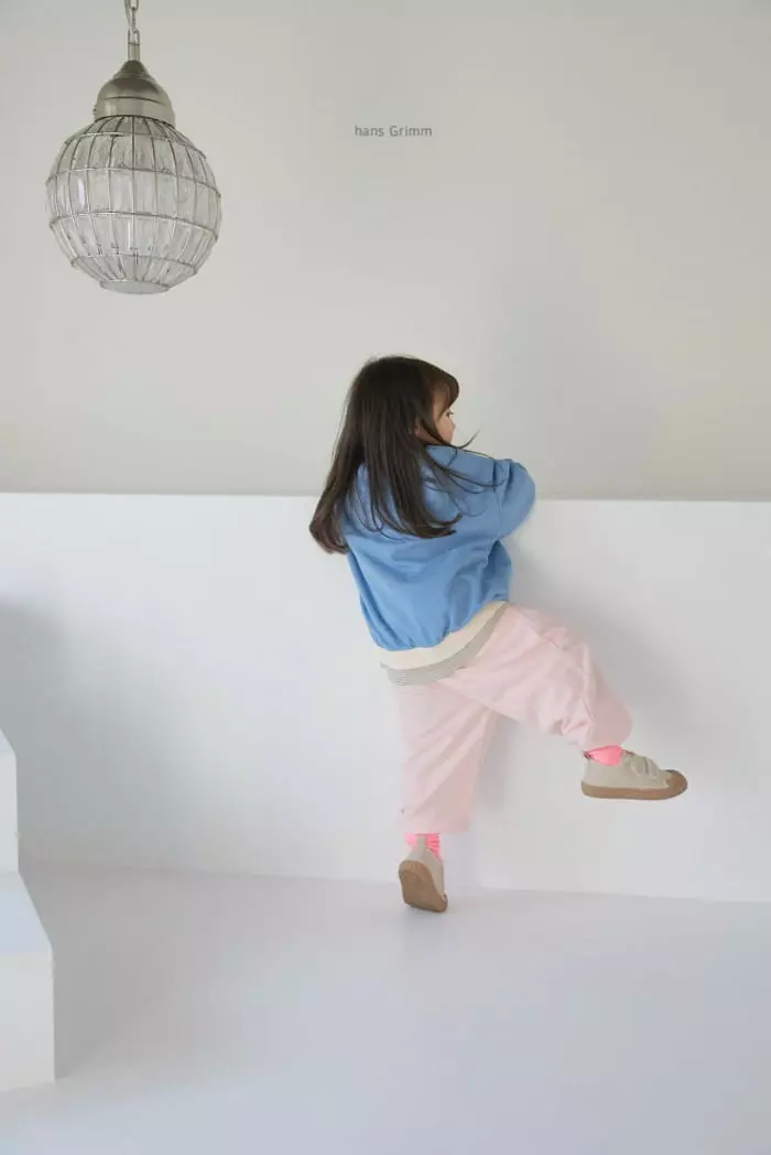 Hans Grimm - Korean Children Fashion - #fashionkids - Lettering Jogger Pants - 11