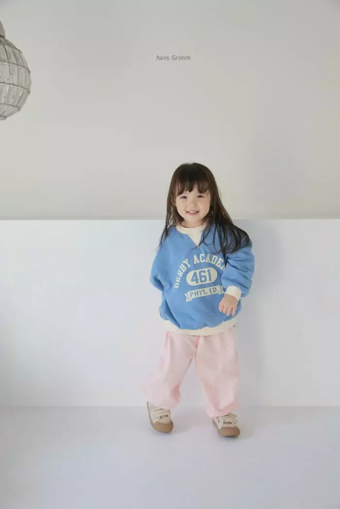 Hans Grimm - Korean Children Fashion - #kidsshorts - Lettering Jogger Pants - 12